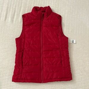 Red Quilted Vest